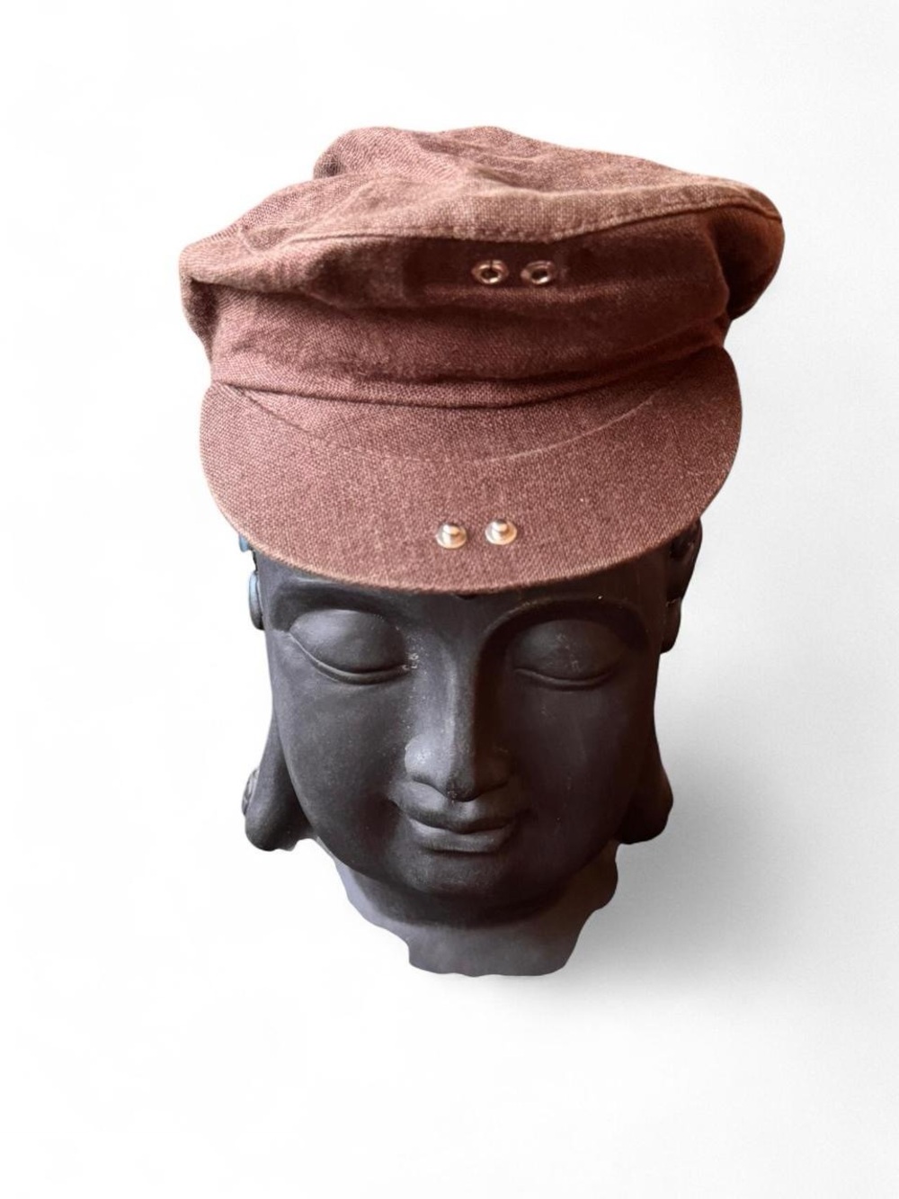 Vintage Brown Cabbie Cap